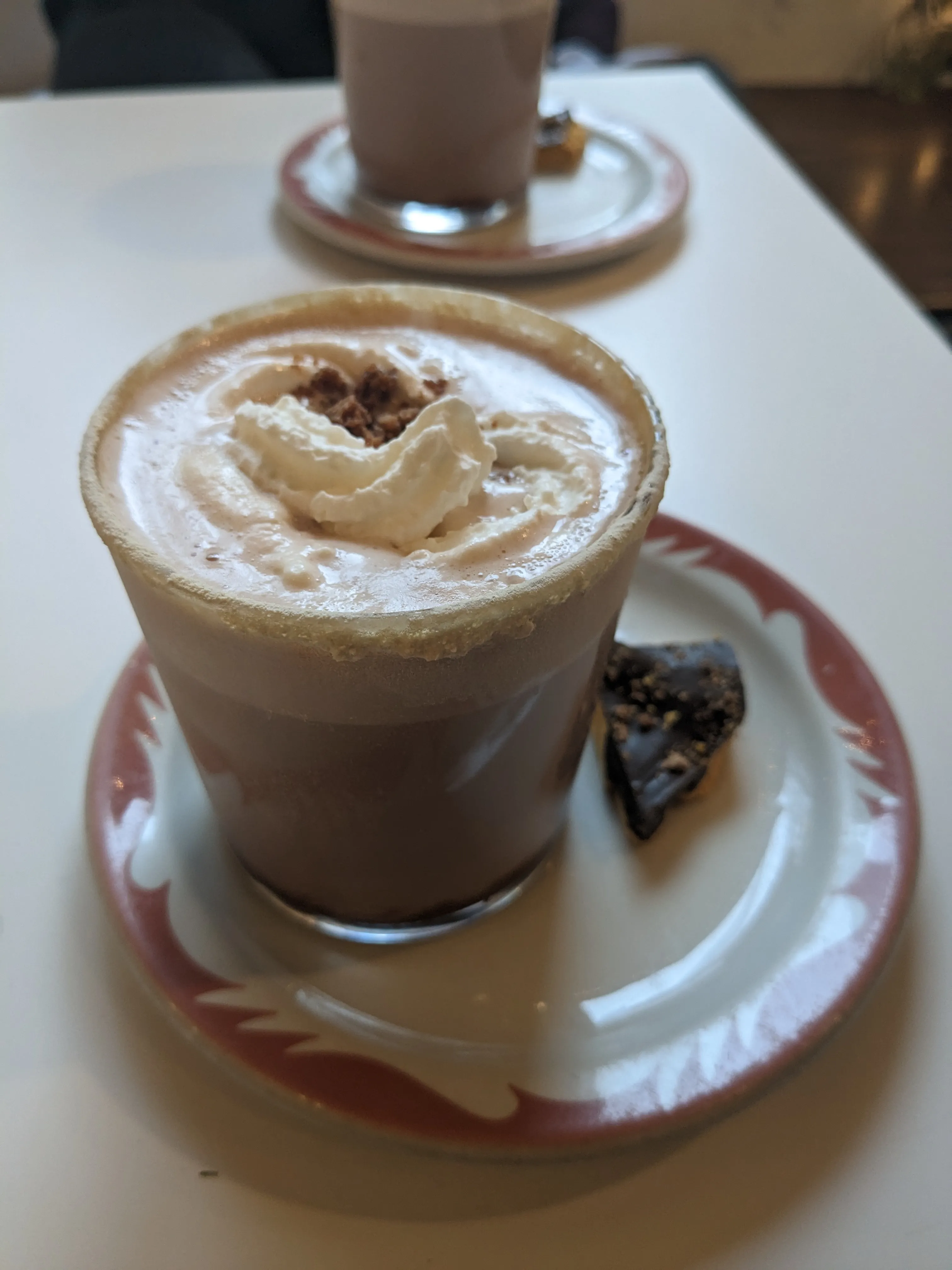 Valrhona Caraïbe hot chocolate